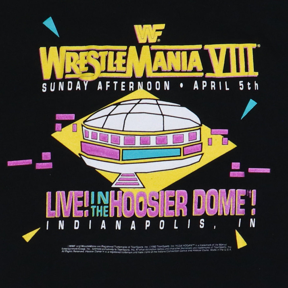 1994 Wrestlemania VIII Shirt