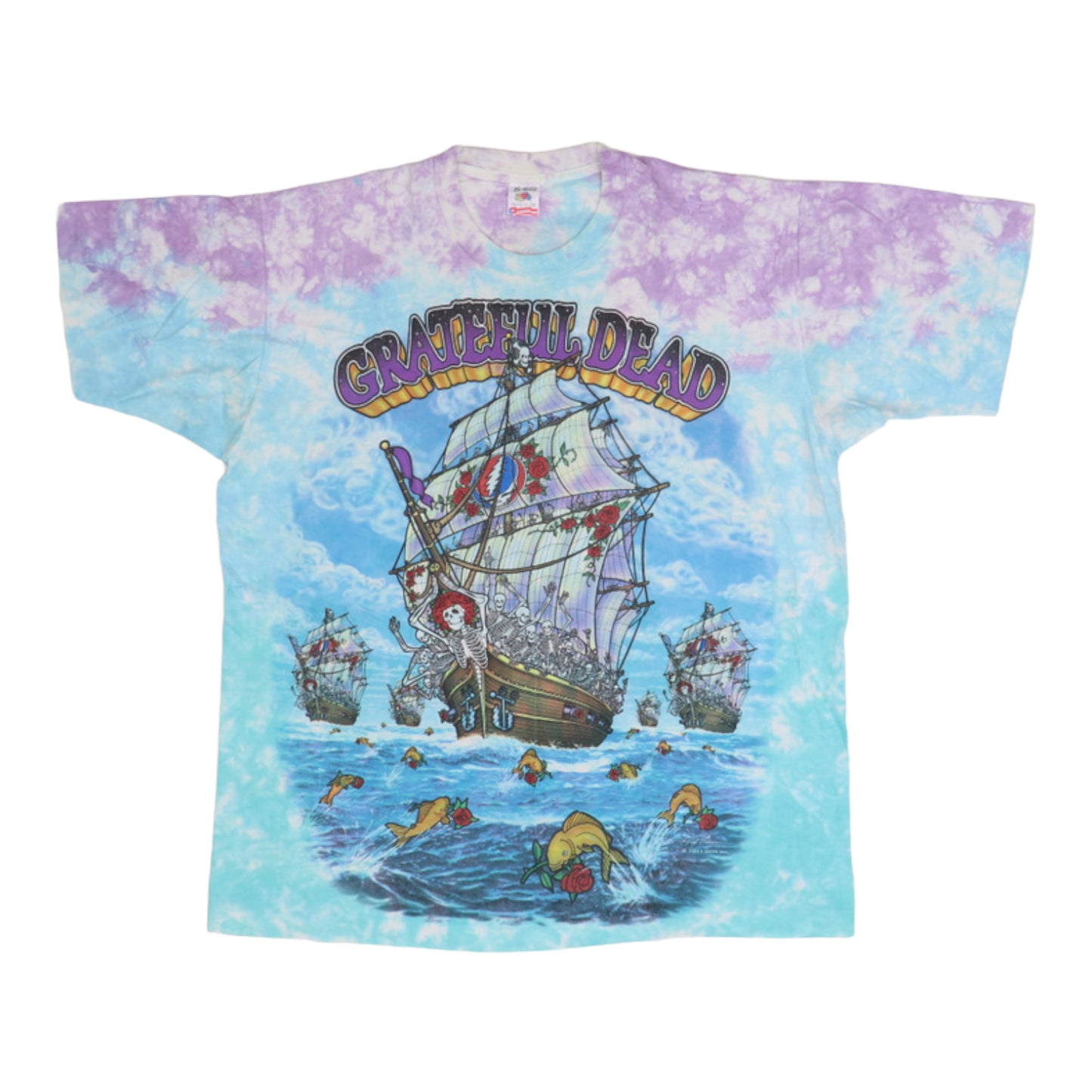 1993 Grateful Dead Ship Of Fools Tie Dye Shirt