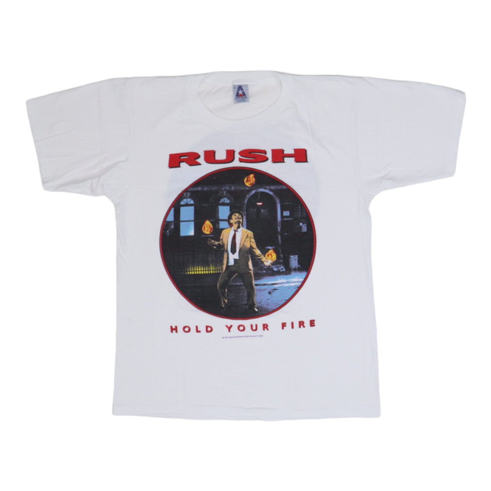 1987 Rush Hold Your Fire Tour Shirt – WyCo Vintage