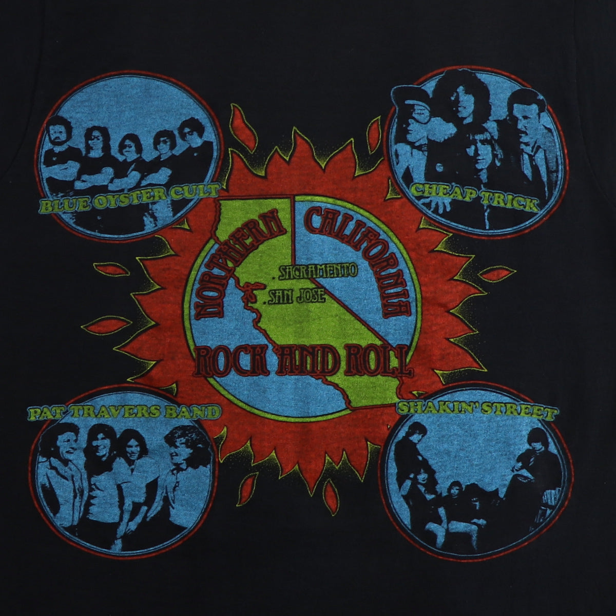 1979 Northern California Rock And Roll Festival Shirt