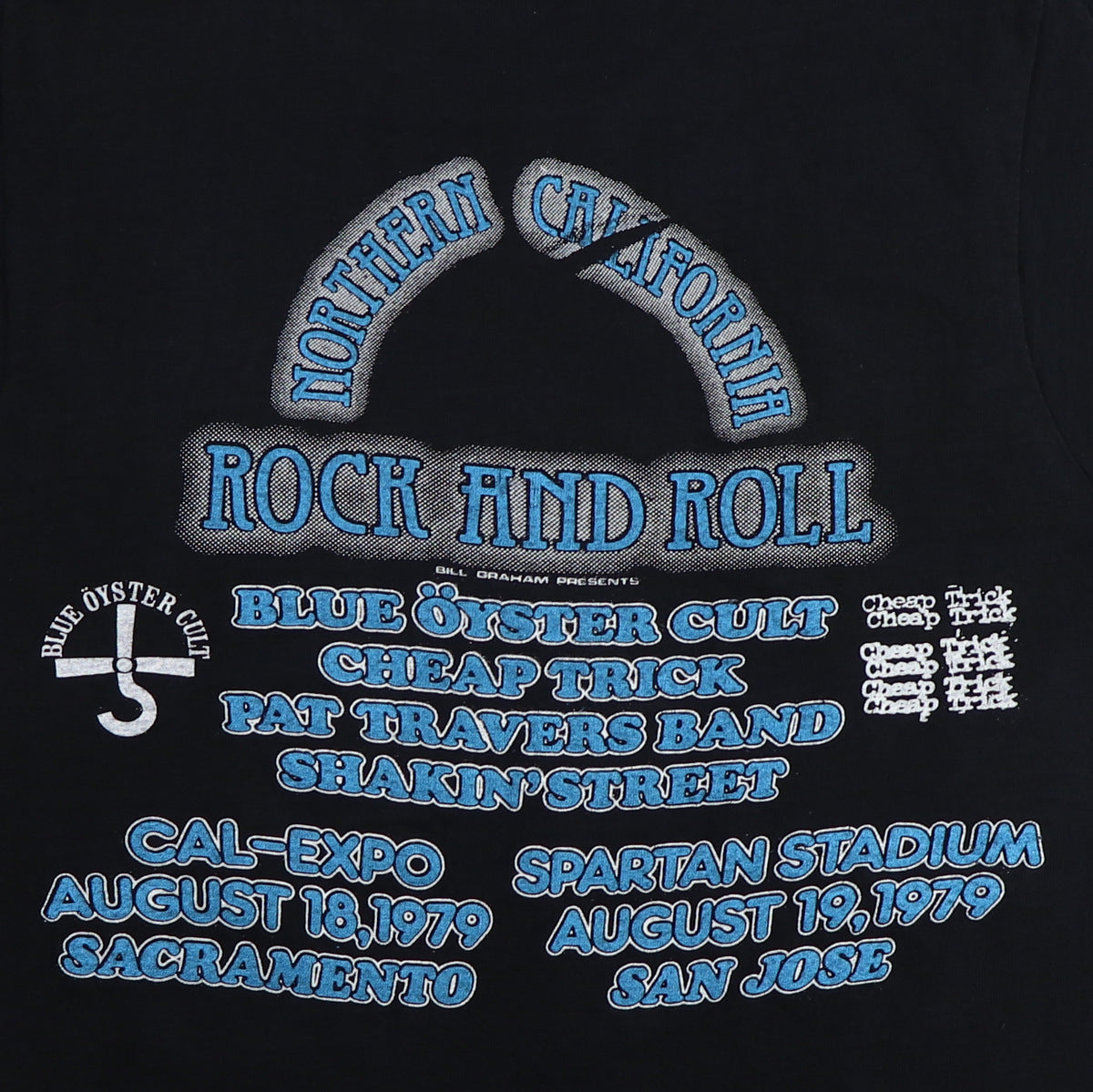 1979 Northern California Rock And Roll Festival Shirt