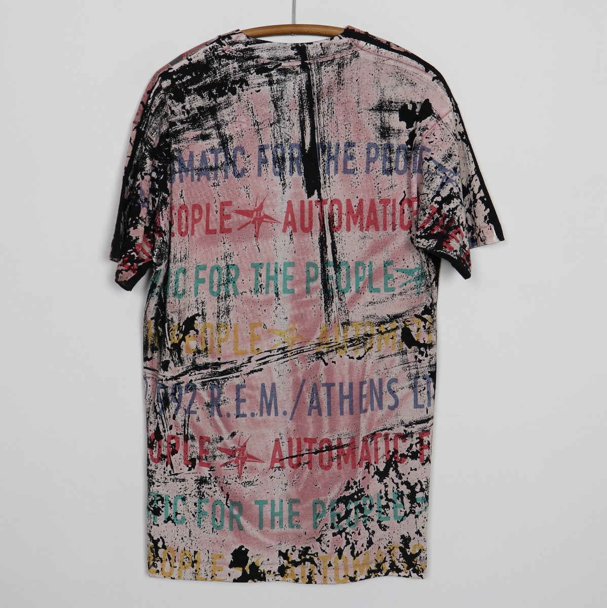 1992 R.E.M. Automatic For The People All Over Print Shirt