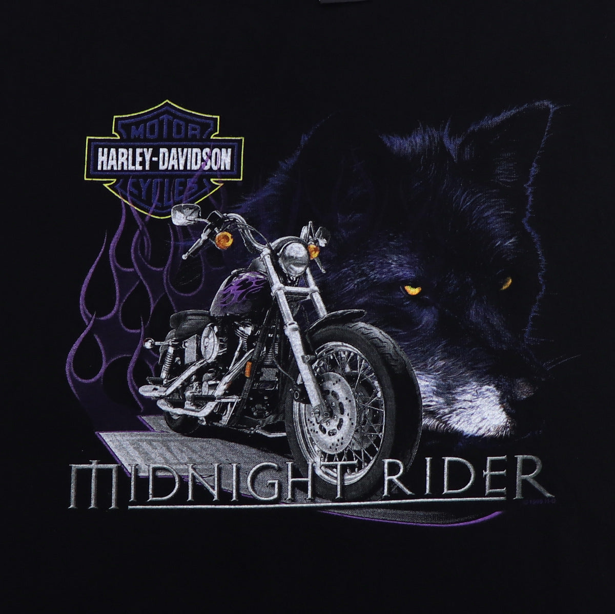 1998 Harley Davidson Midnight Rider Blue Springs Missouri Shirt