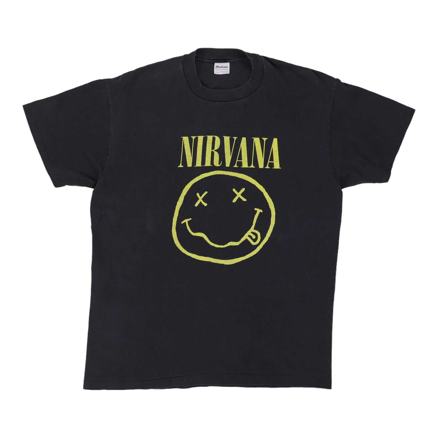 1990s Nirvana Smiley Flower Pettin Shirt