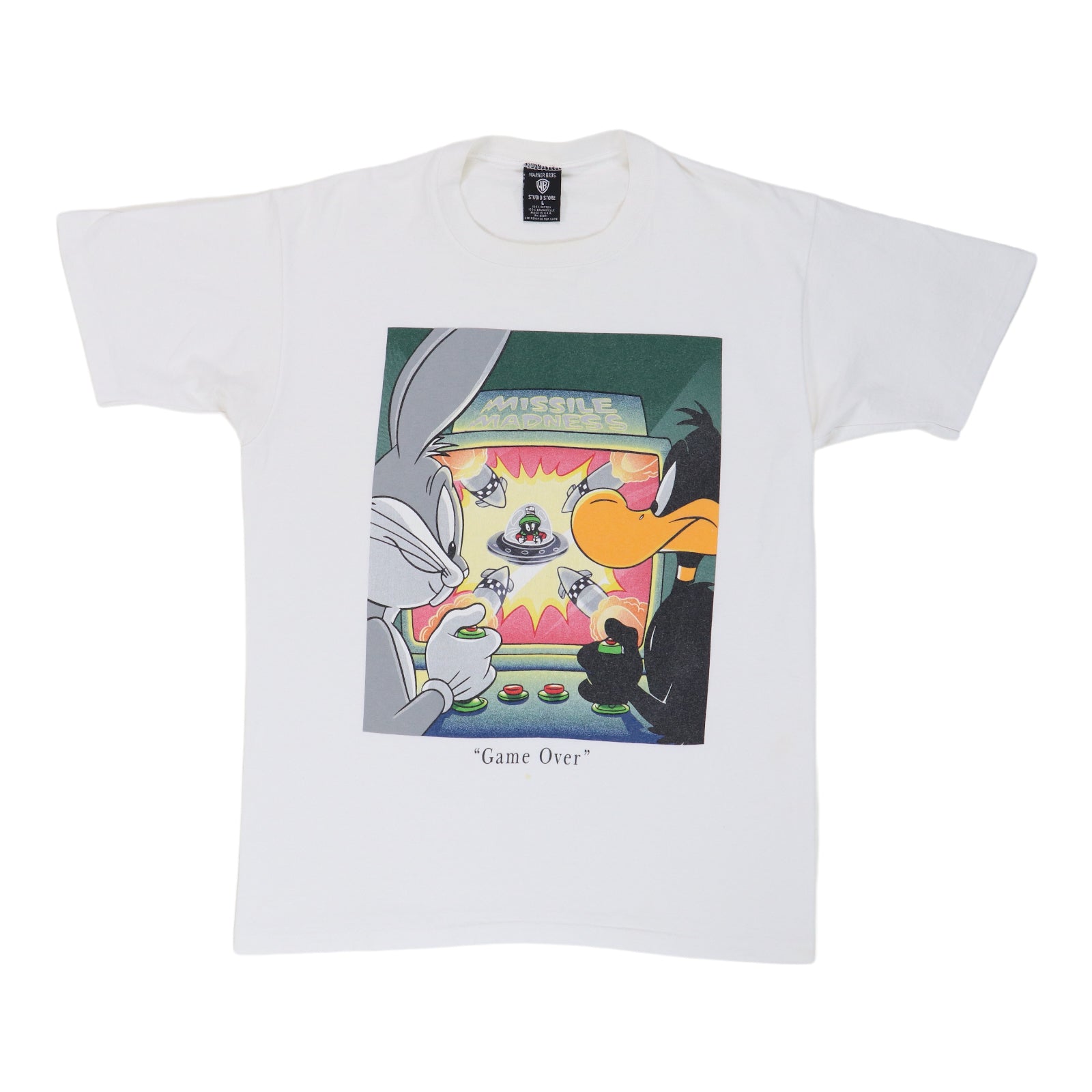 1996 Looney Tunes Game Over Shirt | Authentic Vintage Tee – WyCo 