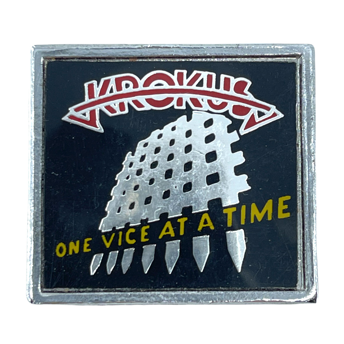 1982 Krokus One Vice At A Time Pin