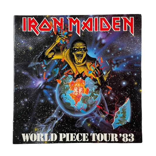 1983 Iron Maiden World Piece Tour Program