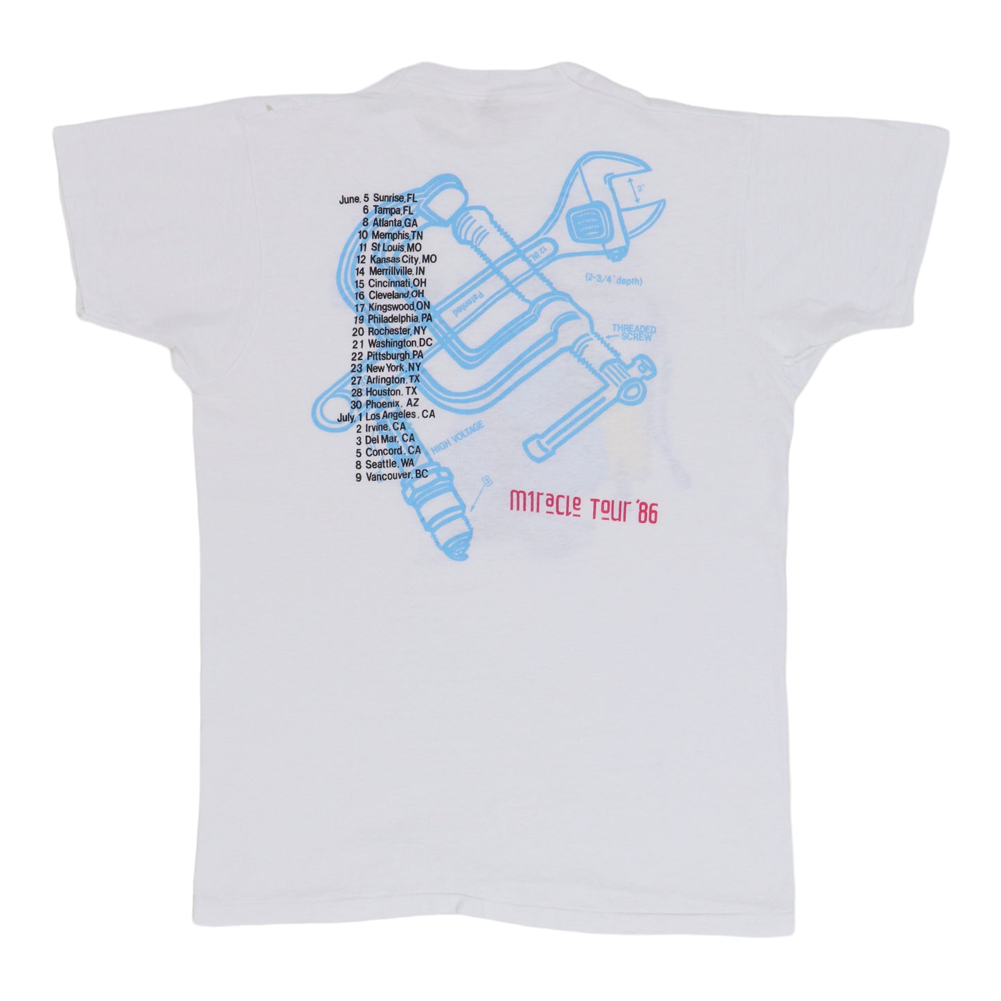 1986 Mike and The Mechanics Shirt