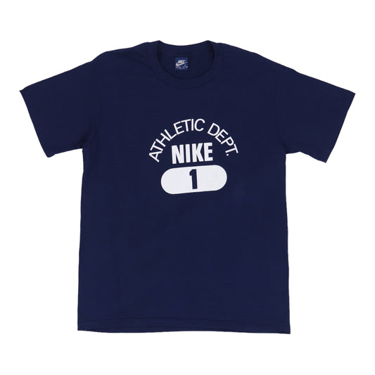 1980s Nike Athletic Dept Blue Tag Shirt