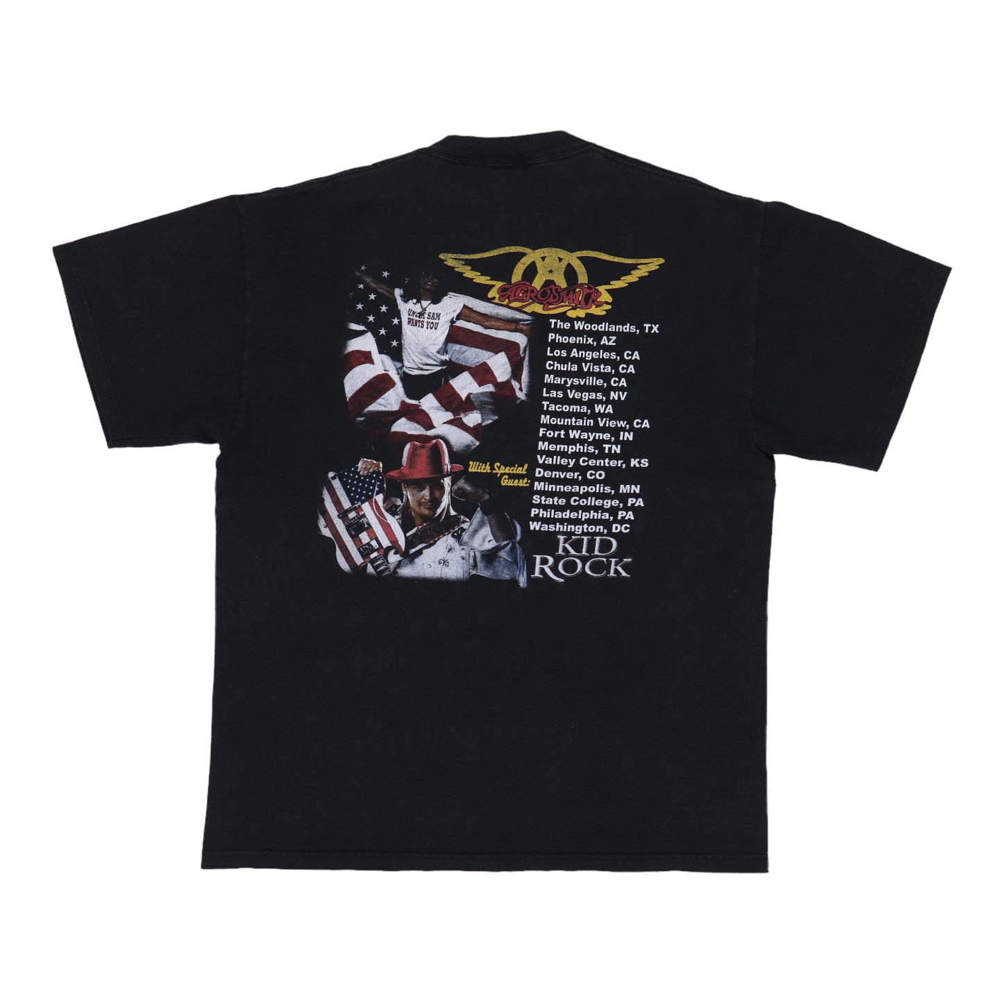 2002 Aerosmith Kid Rock Tour Shirt