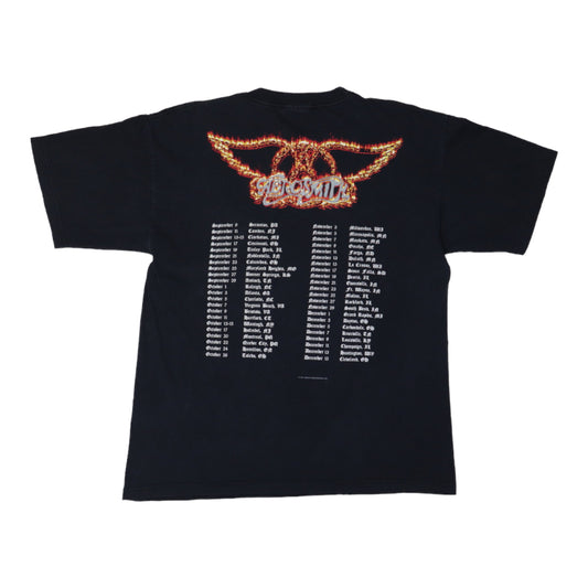 1997 Aerosmith 9 Lives World Tour Shirt