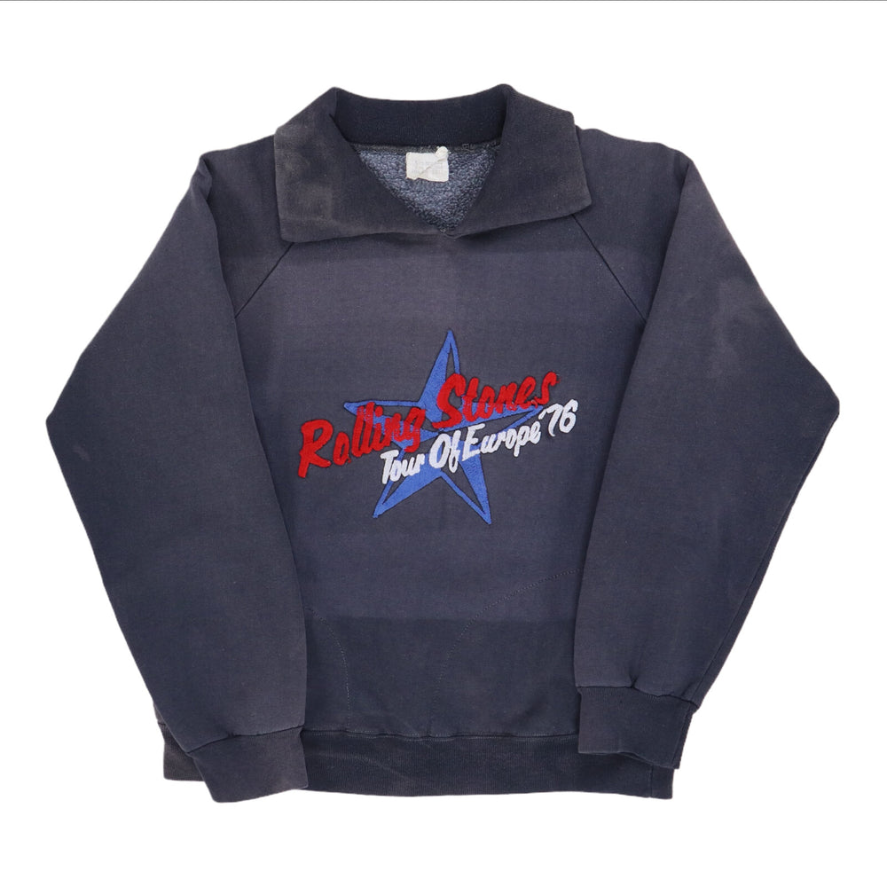 1976 Rolling Stones Tour Of Europe Pocketed Sweatshirt