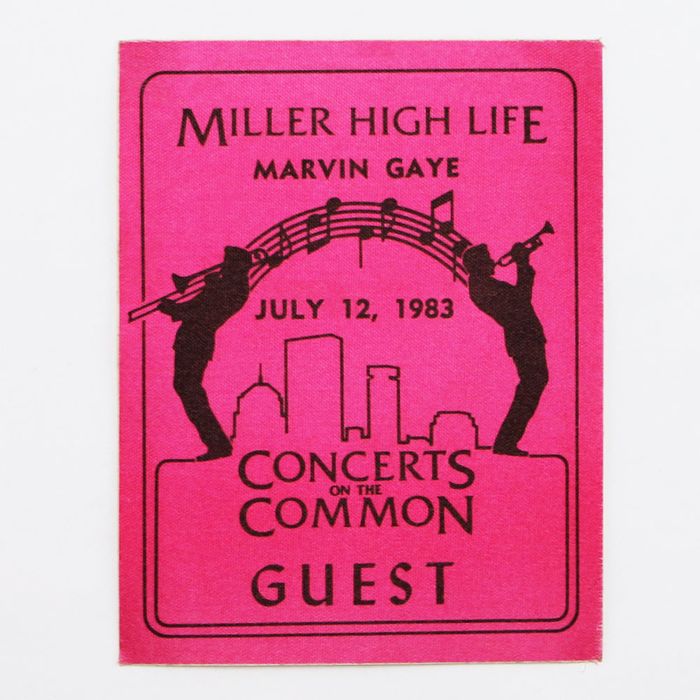 1983 Marvin Gaye Concerts On The Common Guest Pass