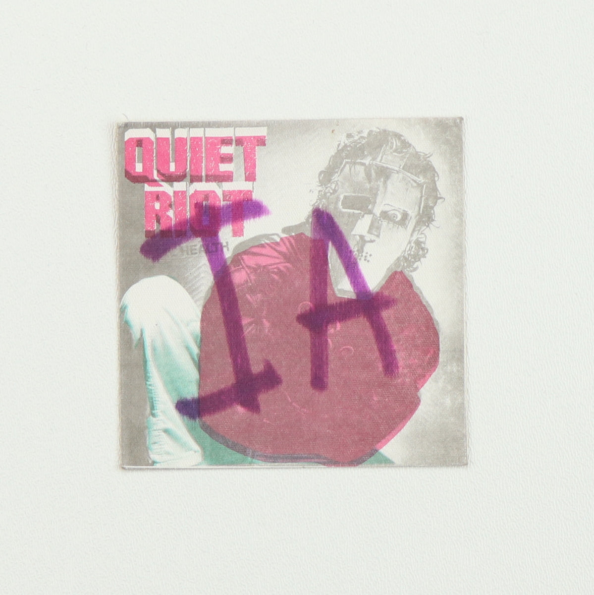 1983 Quiet Riot Metal Health Tour Backstage Pass