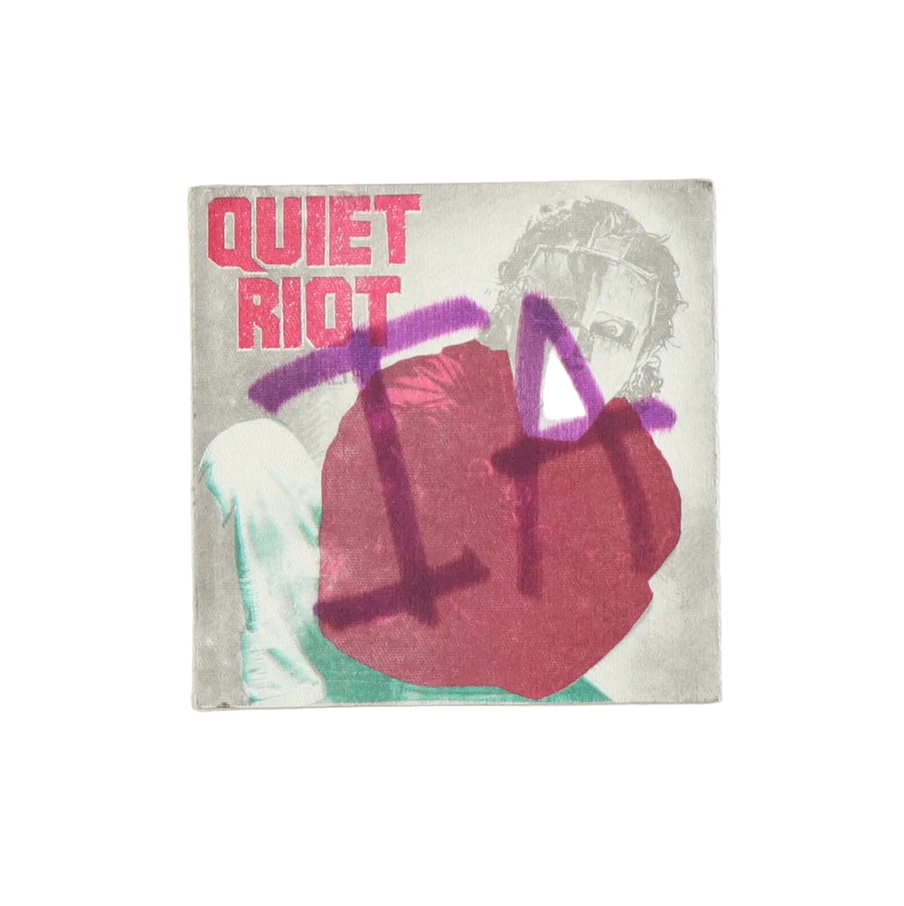 1983 Quiet Riot Metal Health Tour Backstage Pass