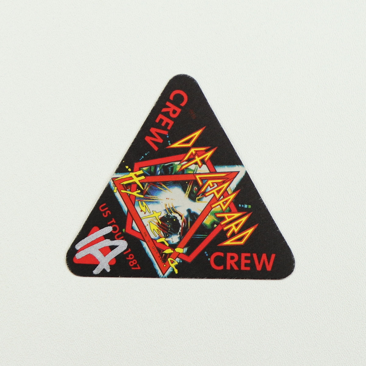 1987 Def Leppard Hysteria Tour Crew Backstage Pass