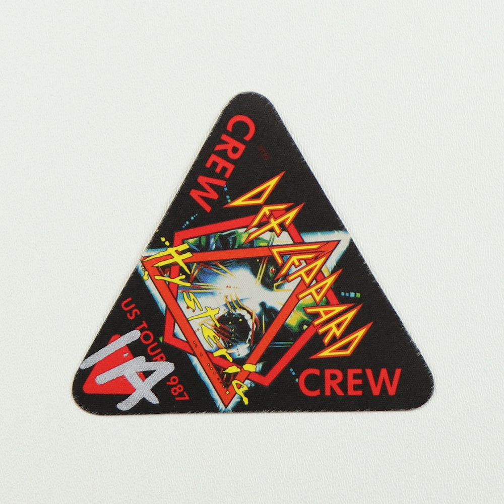 1987 Def Leppard Hysteria Tour Crew Backstage Pass