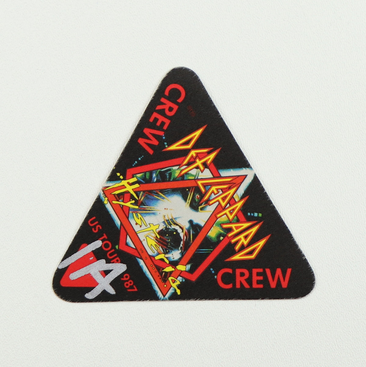 1987 Def Leppard Hysteria Tour Crew Backstage Pass