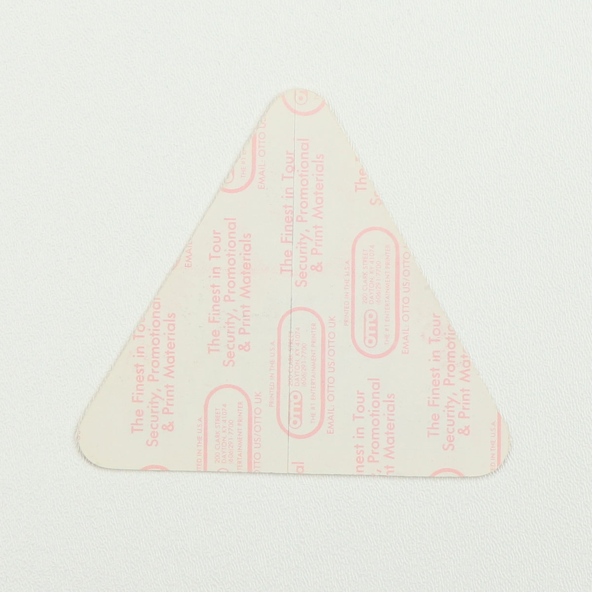 1988 Public Enemy Bring The Noise Tour Working Backstage Pass