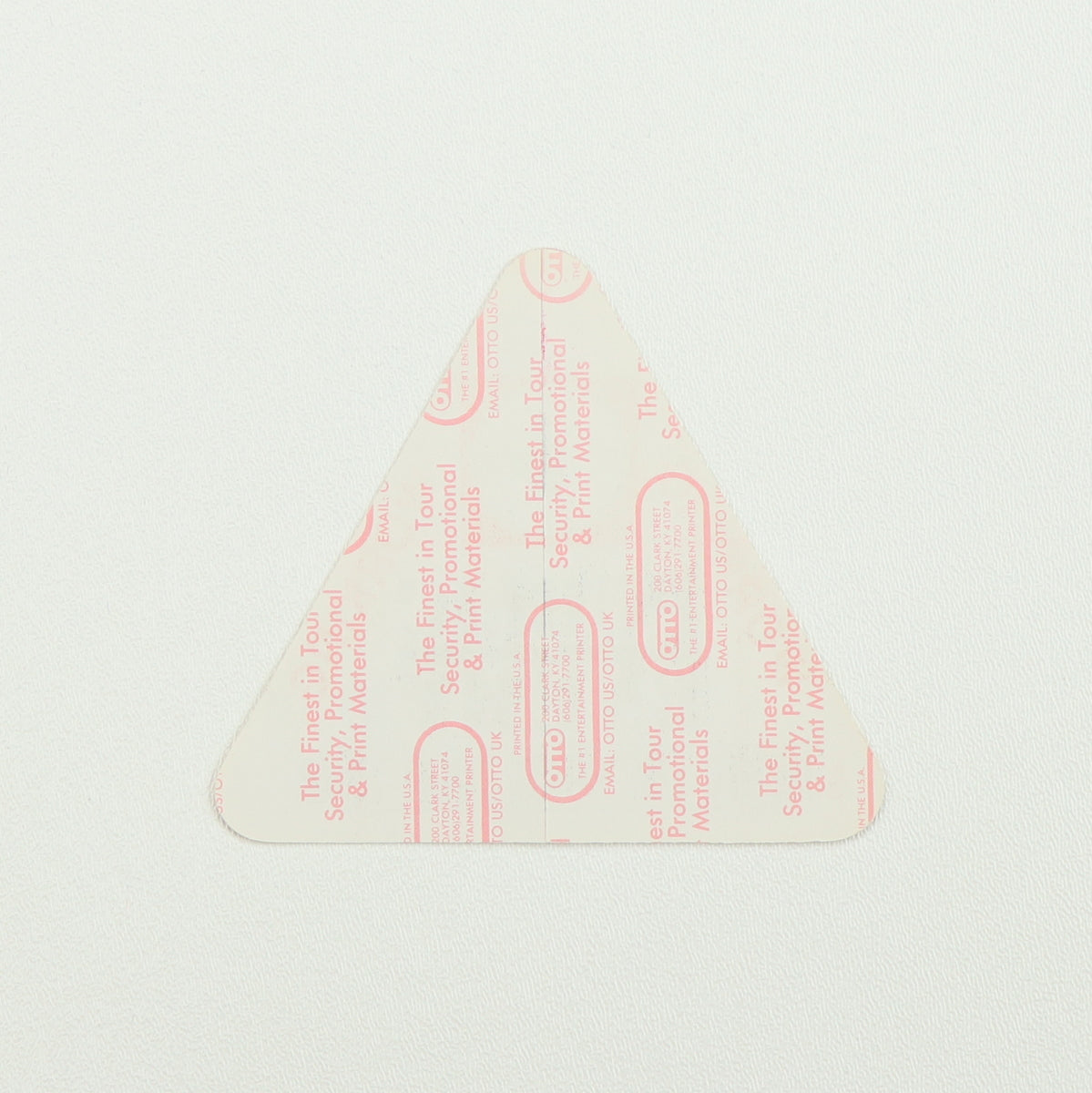 1988 Public Enemy Bring The Noise Tour Working Backstage Pass