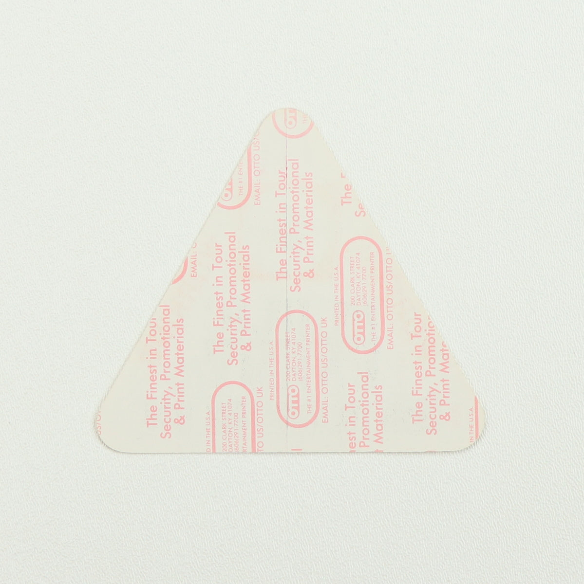 1988 Public Enemy Bring The Noise Tour Working Backstage Pass