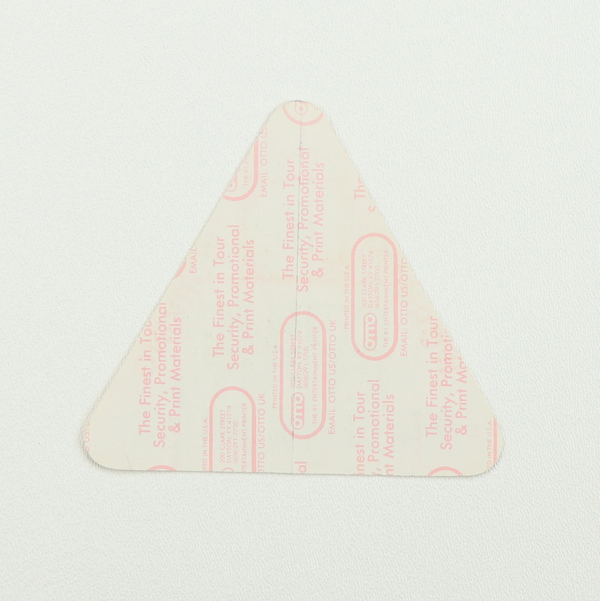 1988 Public Enemy Bring The Noise Tour Working Backstage Pass