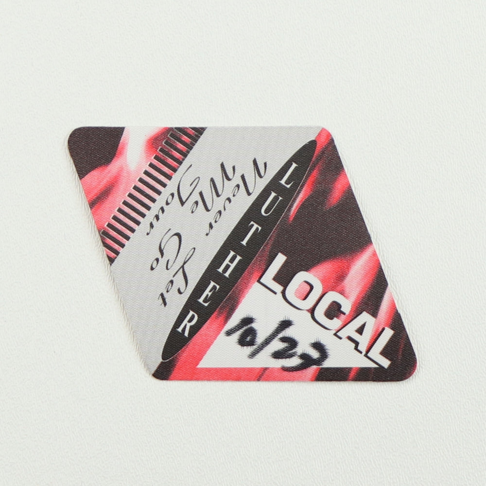 1993 Luther Vandross Never Let Me Go Tour Local Backstage Pass
