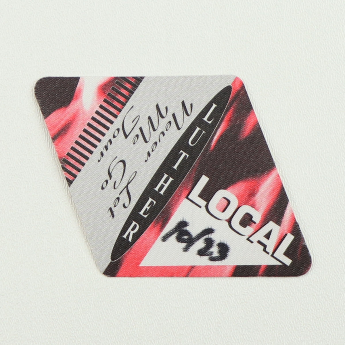 1993 Luther Vandross Never Let Me Go Tour Local Backstage Pass