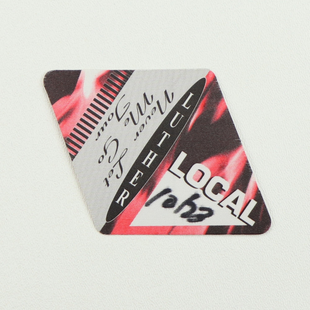 1993 Luther Vandross Never Let Me Go Tour Local Backstage Pass