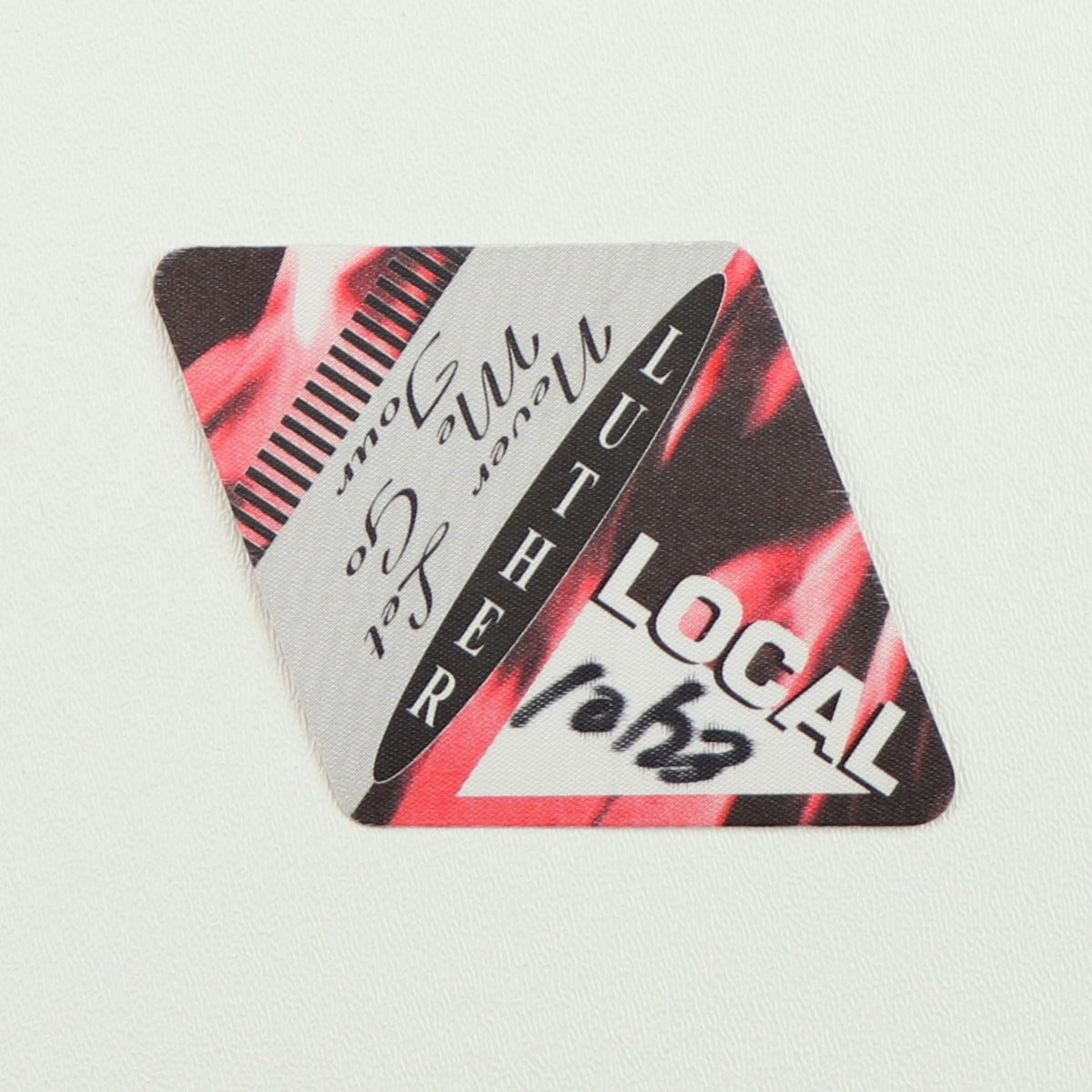 1993 Luther Vandross Never Let Me Go Tour Local Backstage Pass