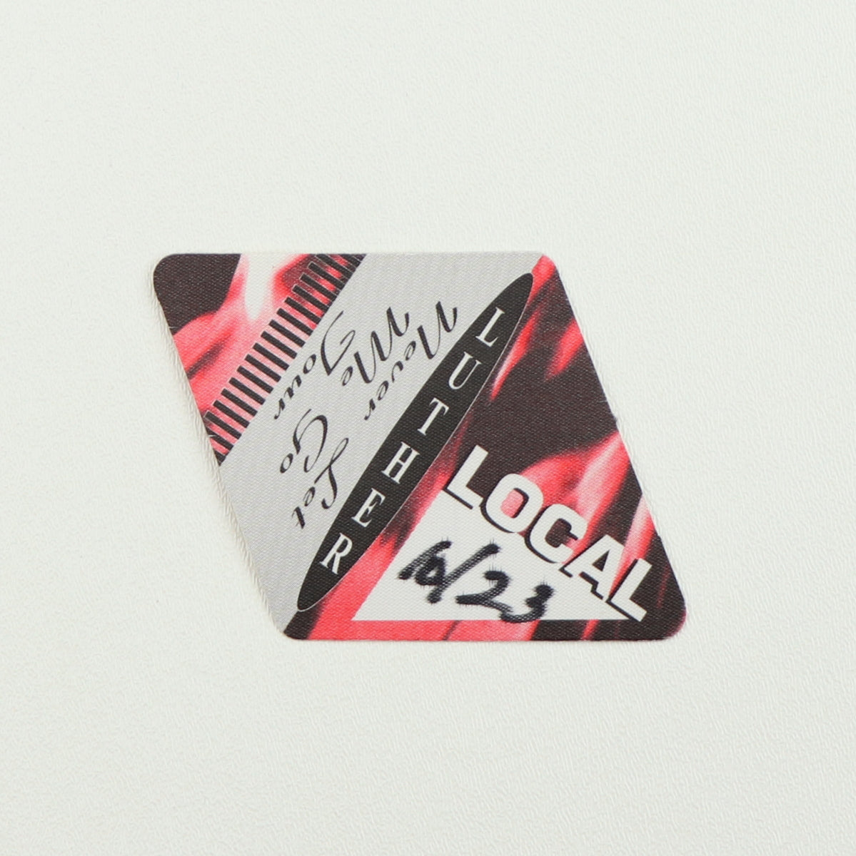 1993 Luther Vandross Never Let Me Go Tour Local Backstage Pass