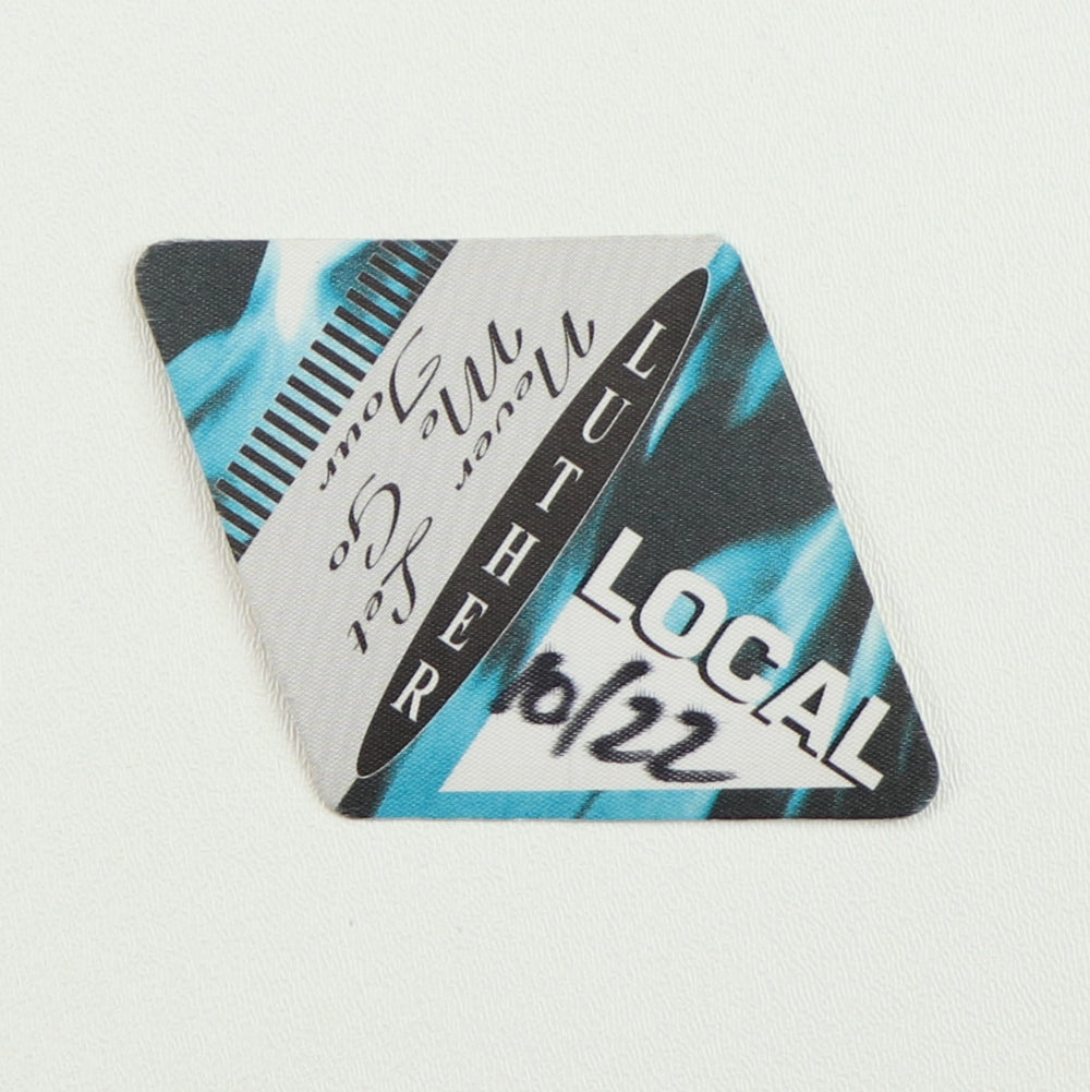 1993 Luther Vandross Never Let Me Go Tour Local Backstage Pass