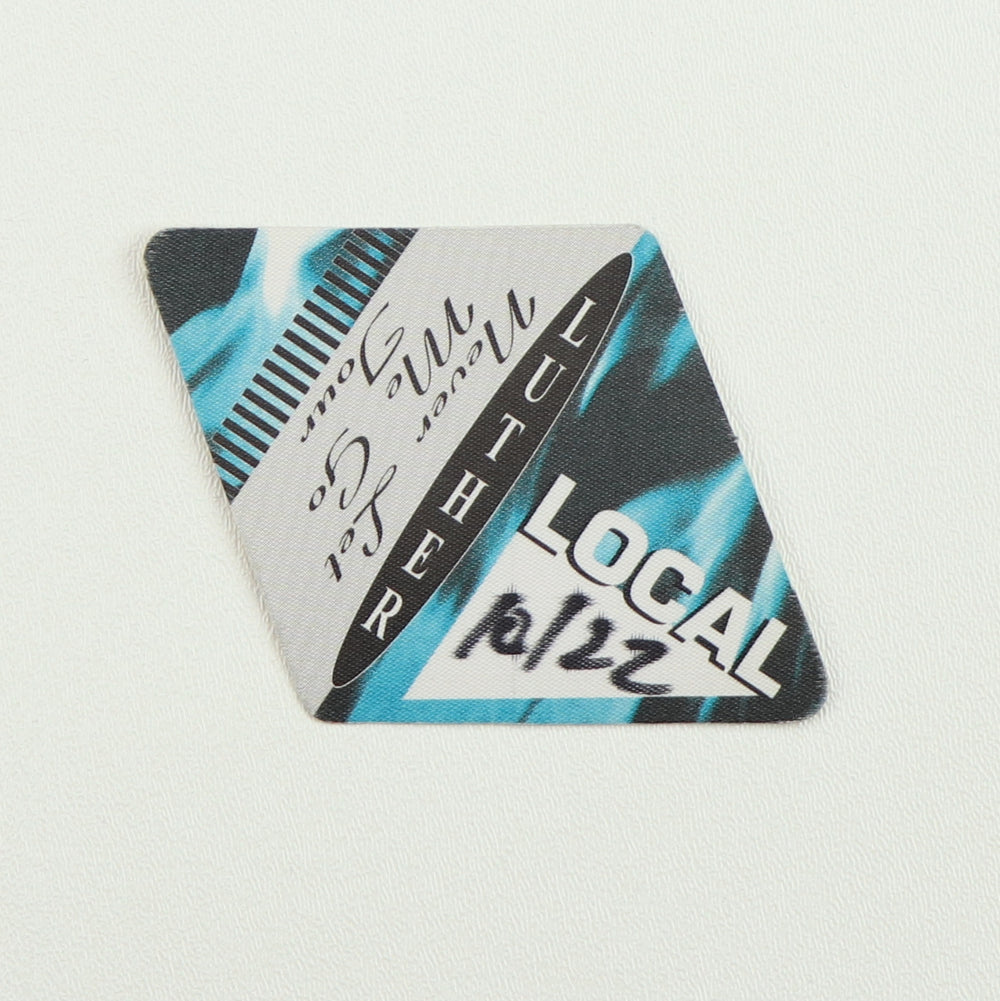 1993 Luther Vandross Never Let Me Go Tour Local Backstage Pass