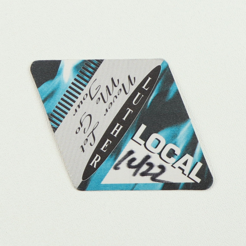 1993 Luther Vandross Never Let Me Go Tour Local Backstage Pass