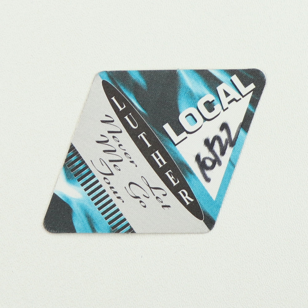 1993 Luther Vandross Never Let Me Go Tour Local Backstage Pass