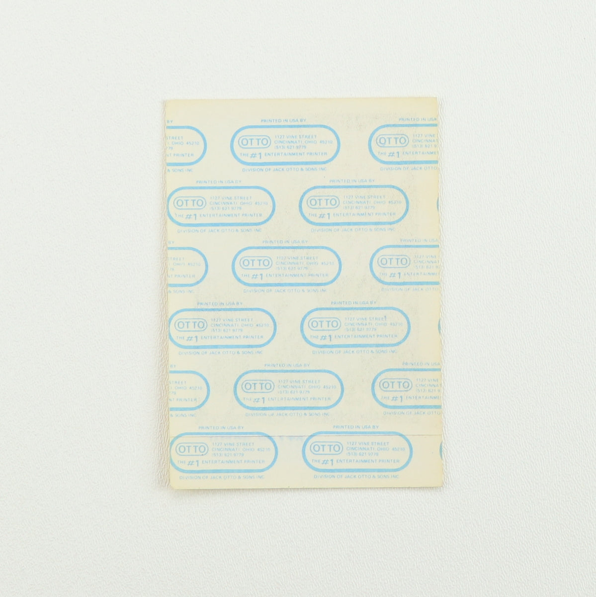 1984 Ozzy Osbourne Bark At The Moon Tour Local Crew Backstage Pass