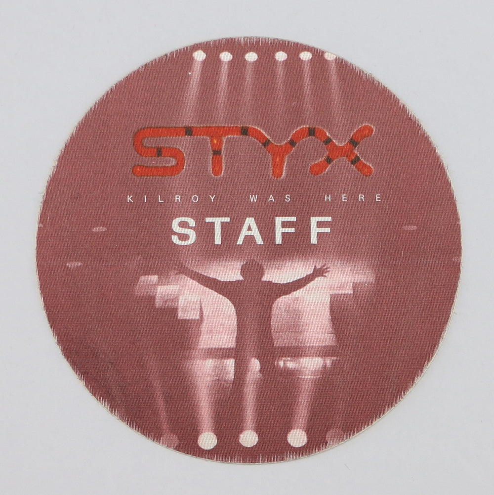 1983 Styx Kilroy Was Here Staff Backstage Pass