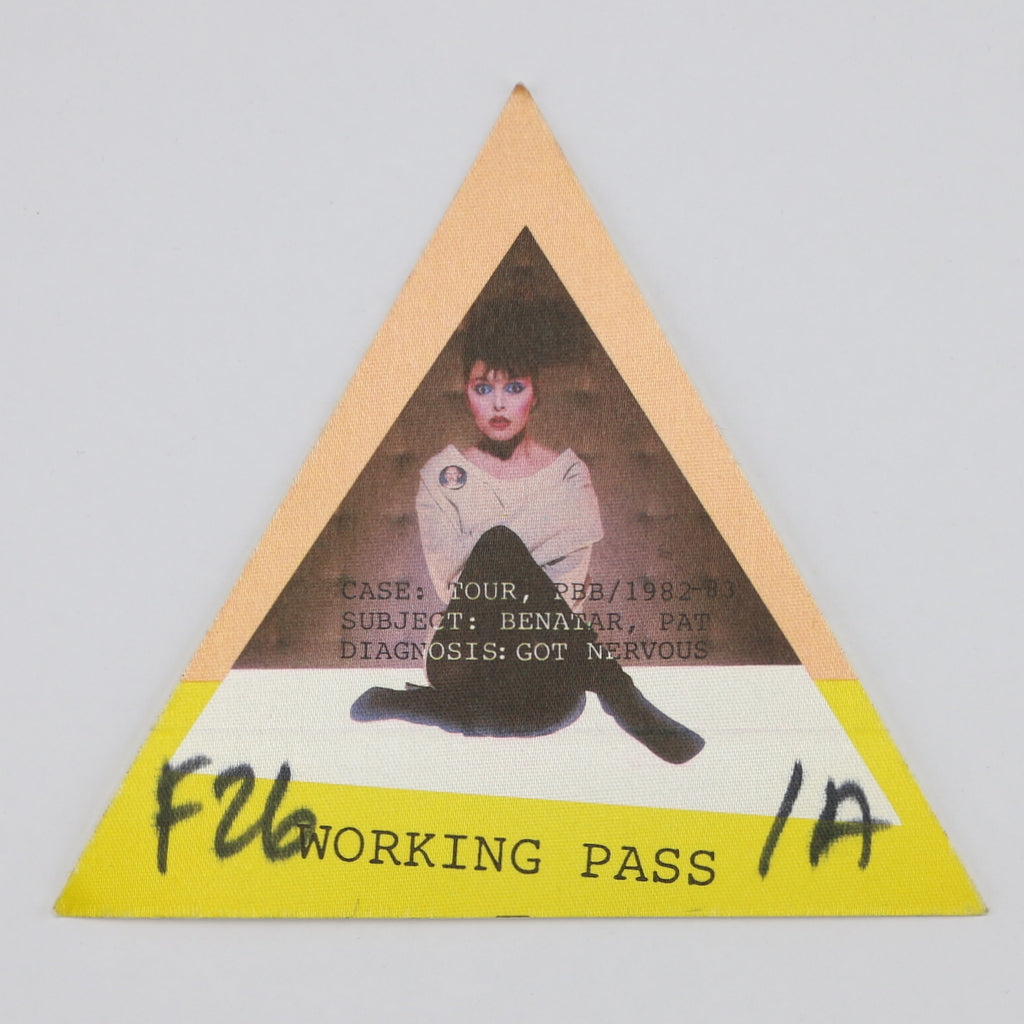 1980s Pat Benatar Working Pass