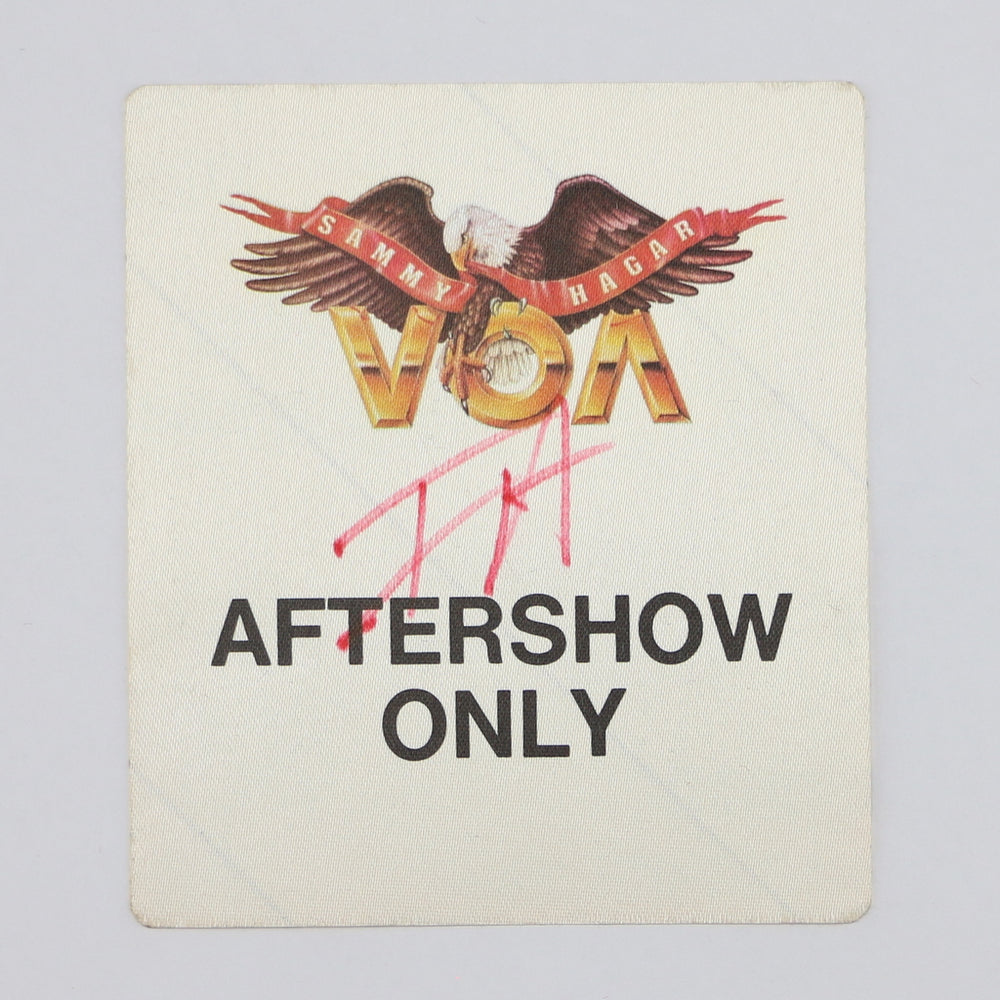 1985 Sammy Hagar VOA Backstage Pass