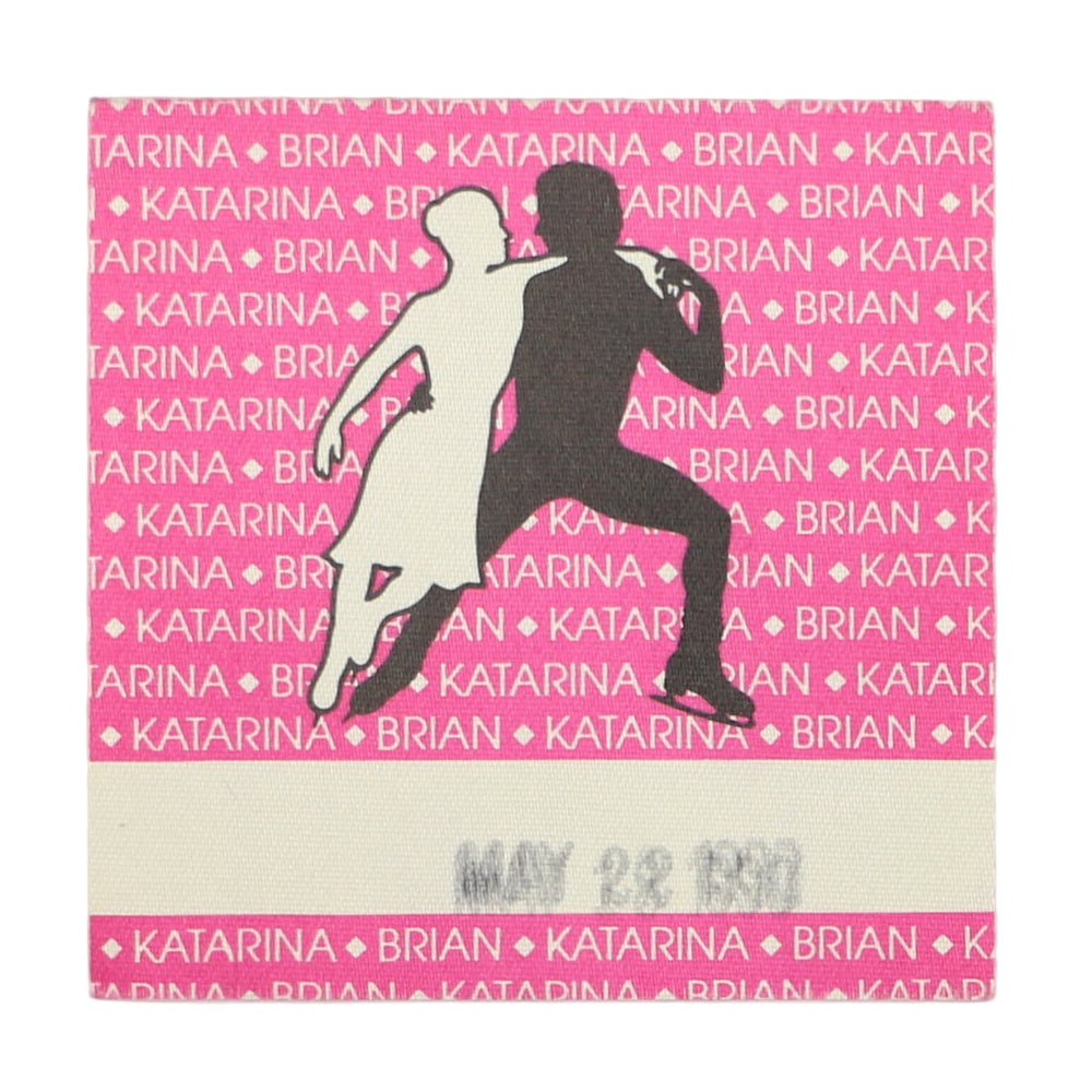 1990s Brian And Katarina Backstage Pass