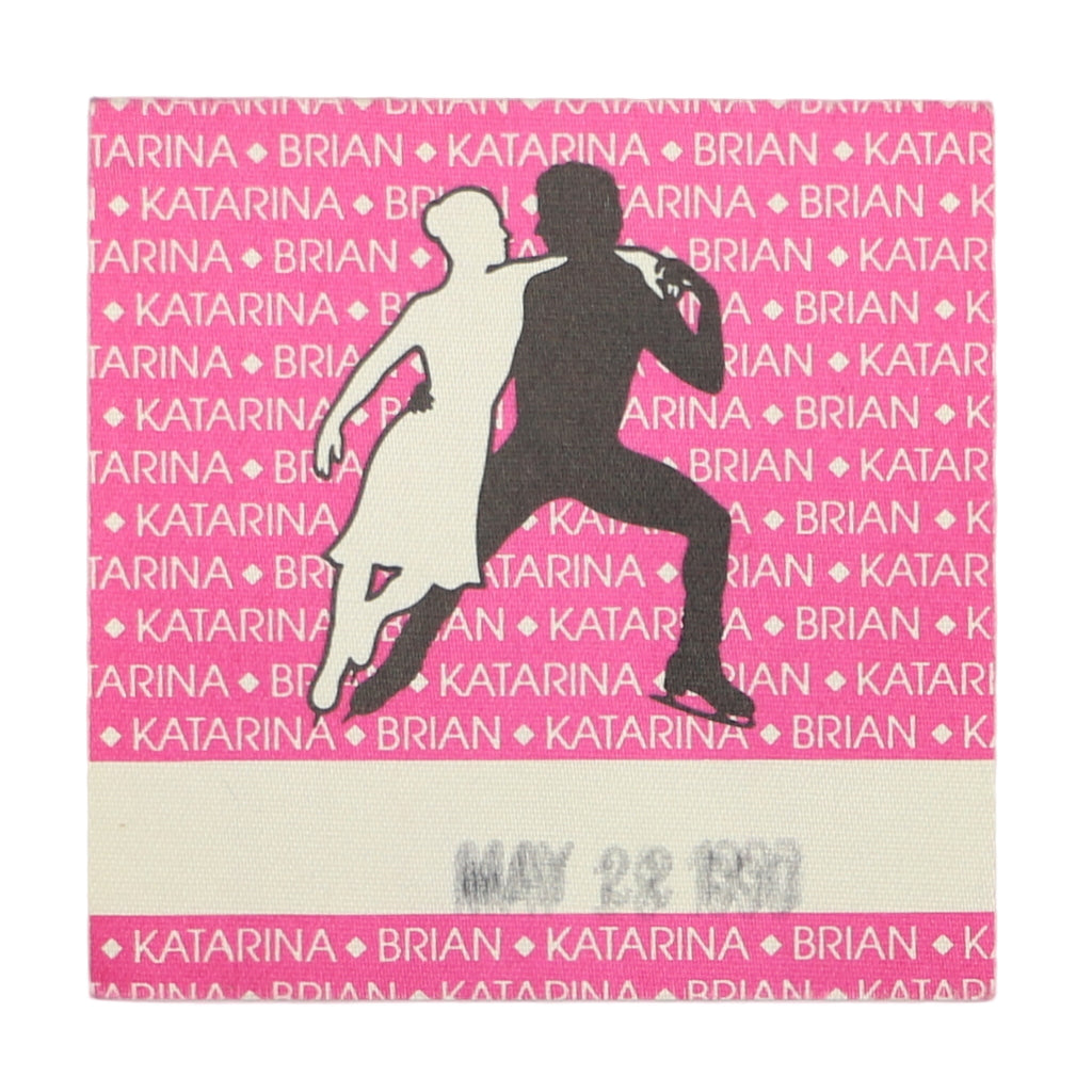 1990s Brian And Katarina Backstage Pass