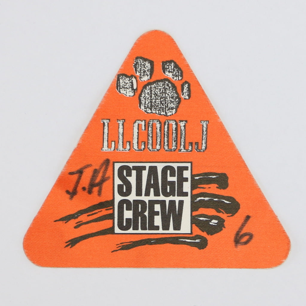 1989 LL Cool J Backstage Pass
