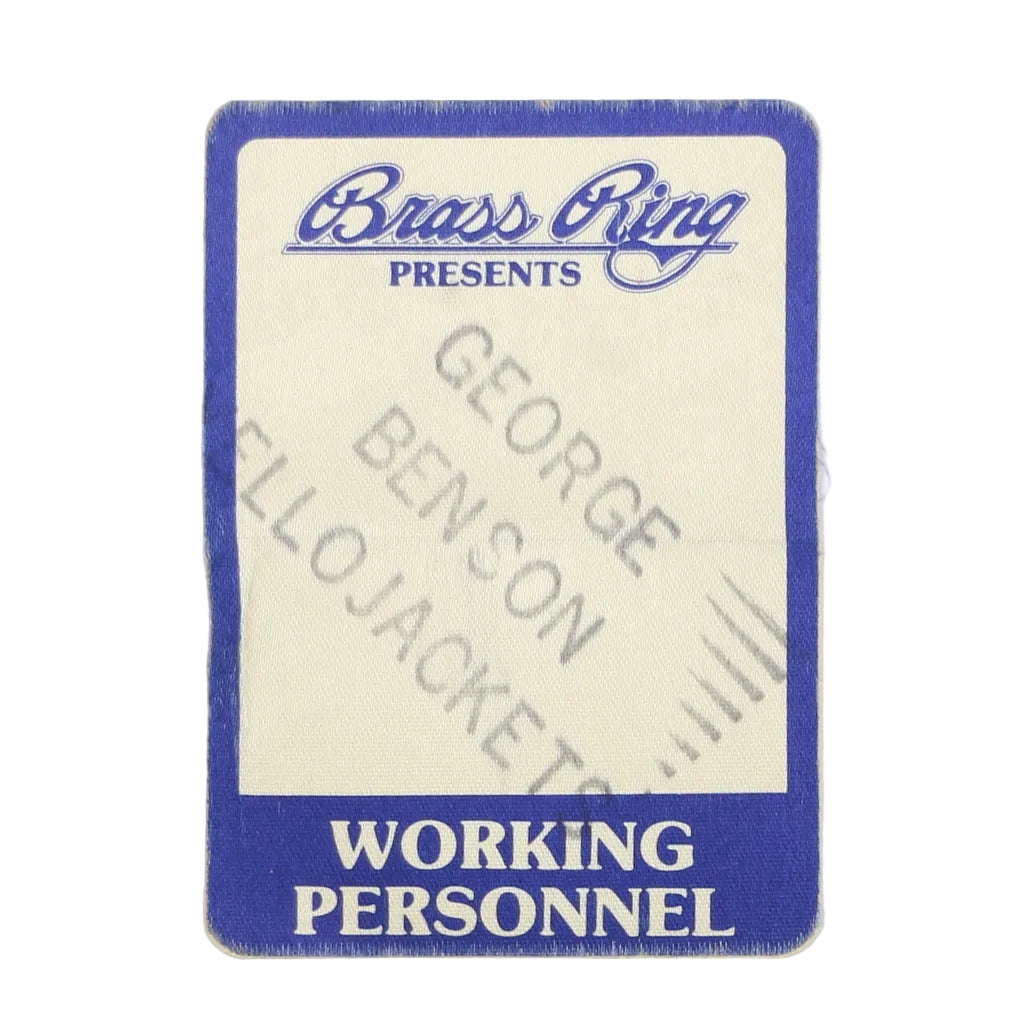 1980s George Benson Backstage Pass