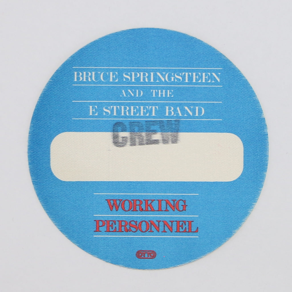 1984 Bruce Springsteen And The E Street Band Tour Crew and Backstage Pass