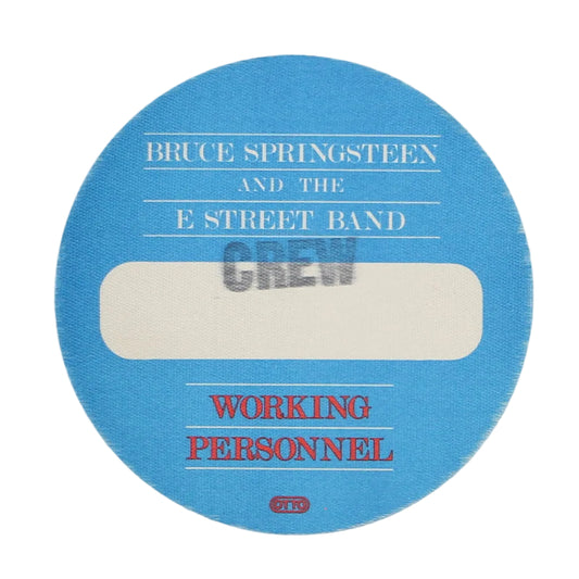 1984 Bruce Springsteen And The E Street Band Tour Crew and Backstage Pass