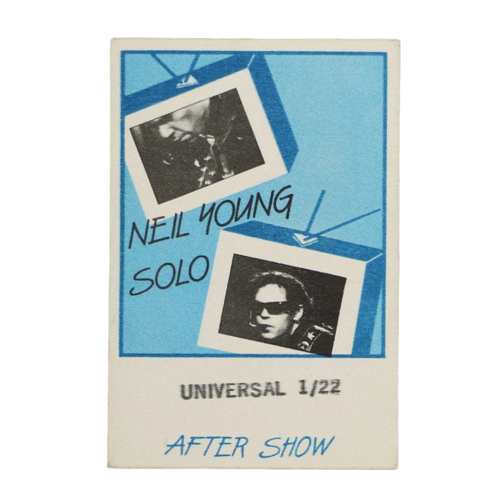 1983 Neil Young Solo Backstage Pass