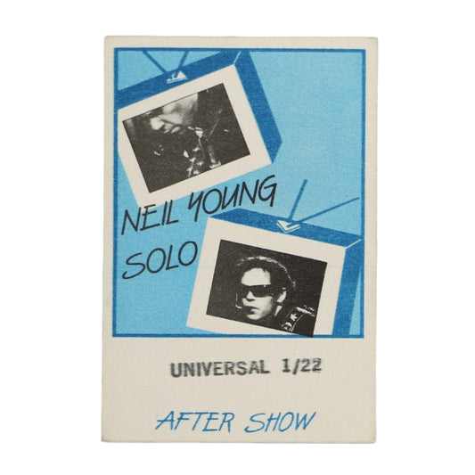 1983 Neil Young Solo Backstage Pass