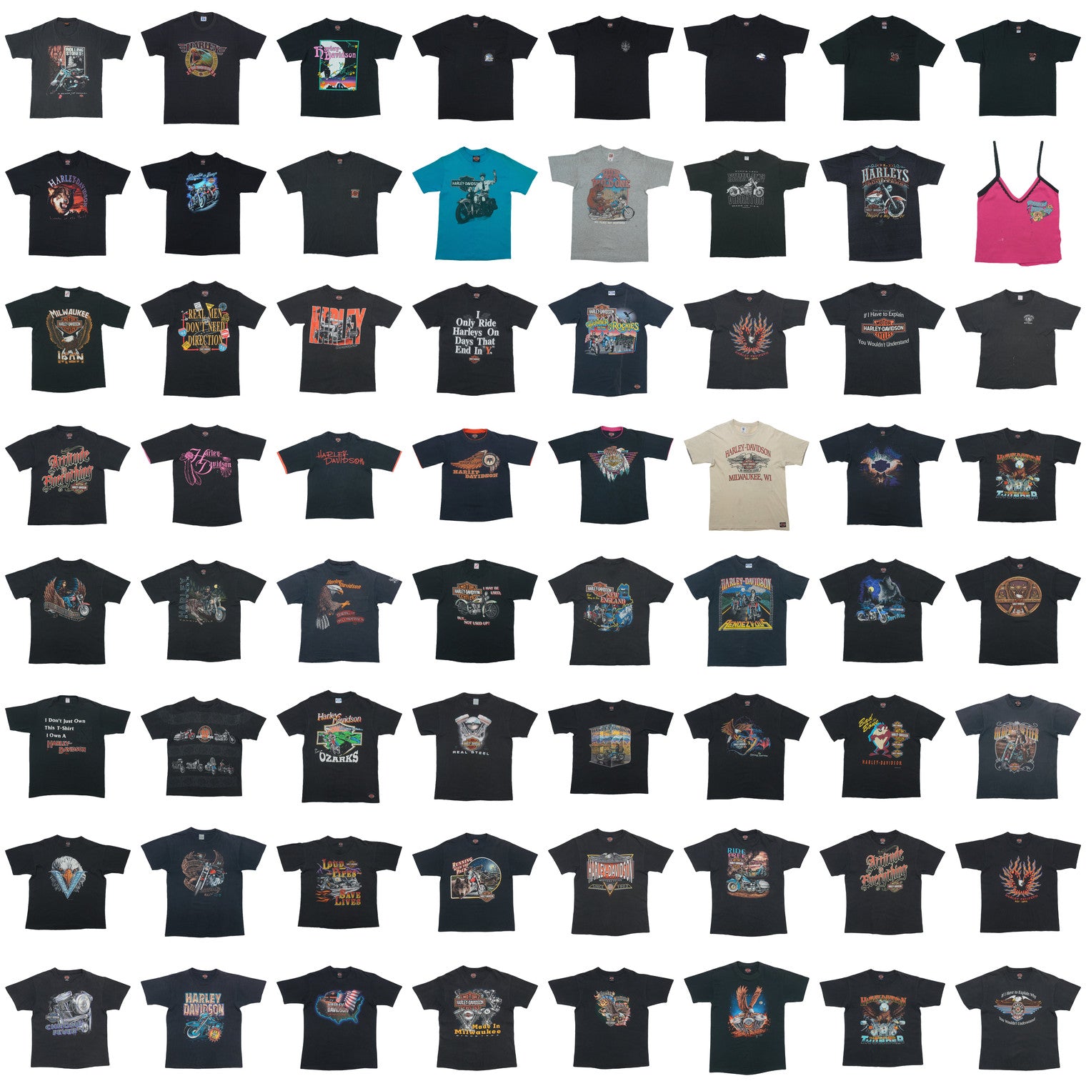 Vintage Harley Davidson Shirts - vintage shirts from the WyCo archive