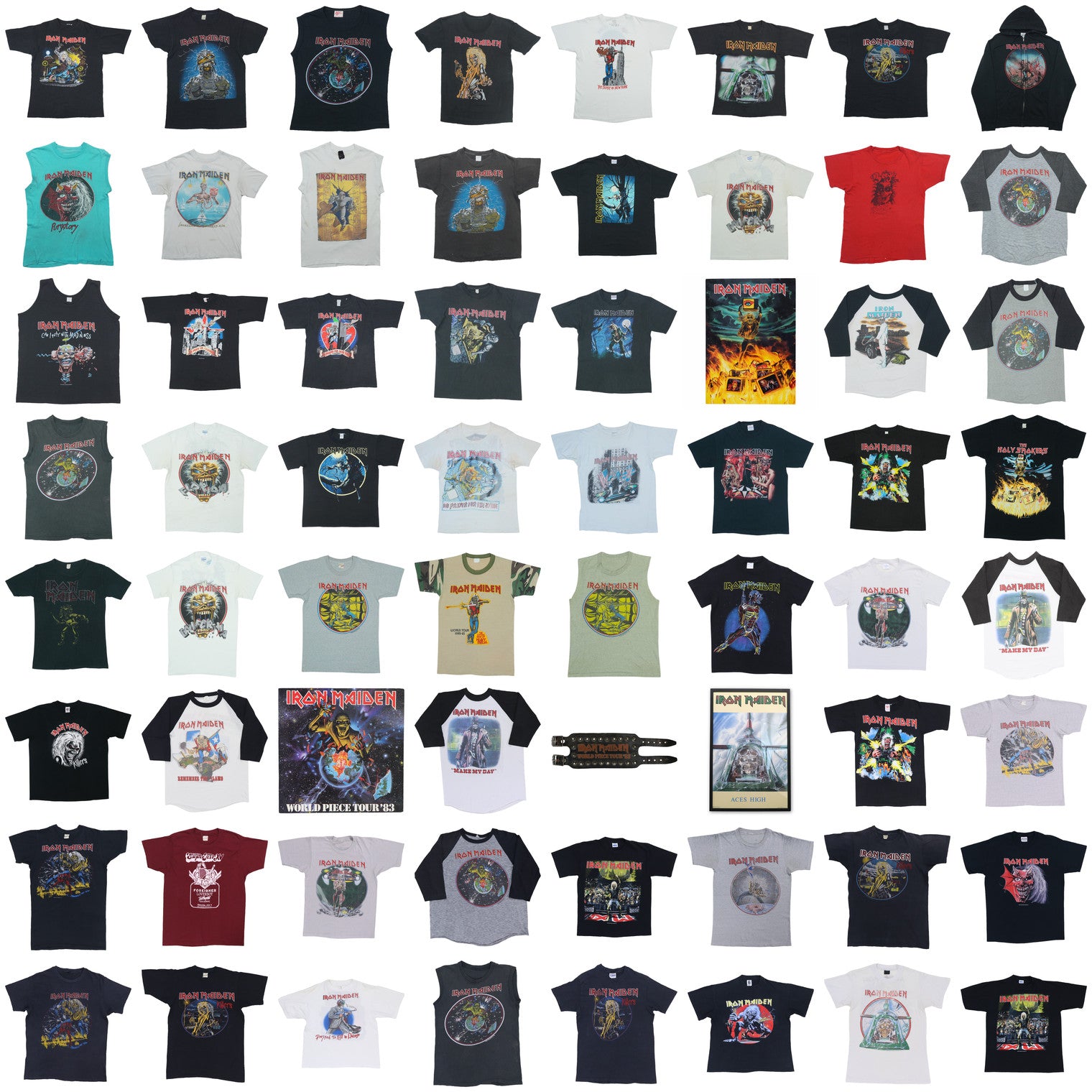 Iron Maiden - vintage shirts from the WyCo archive