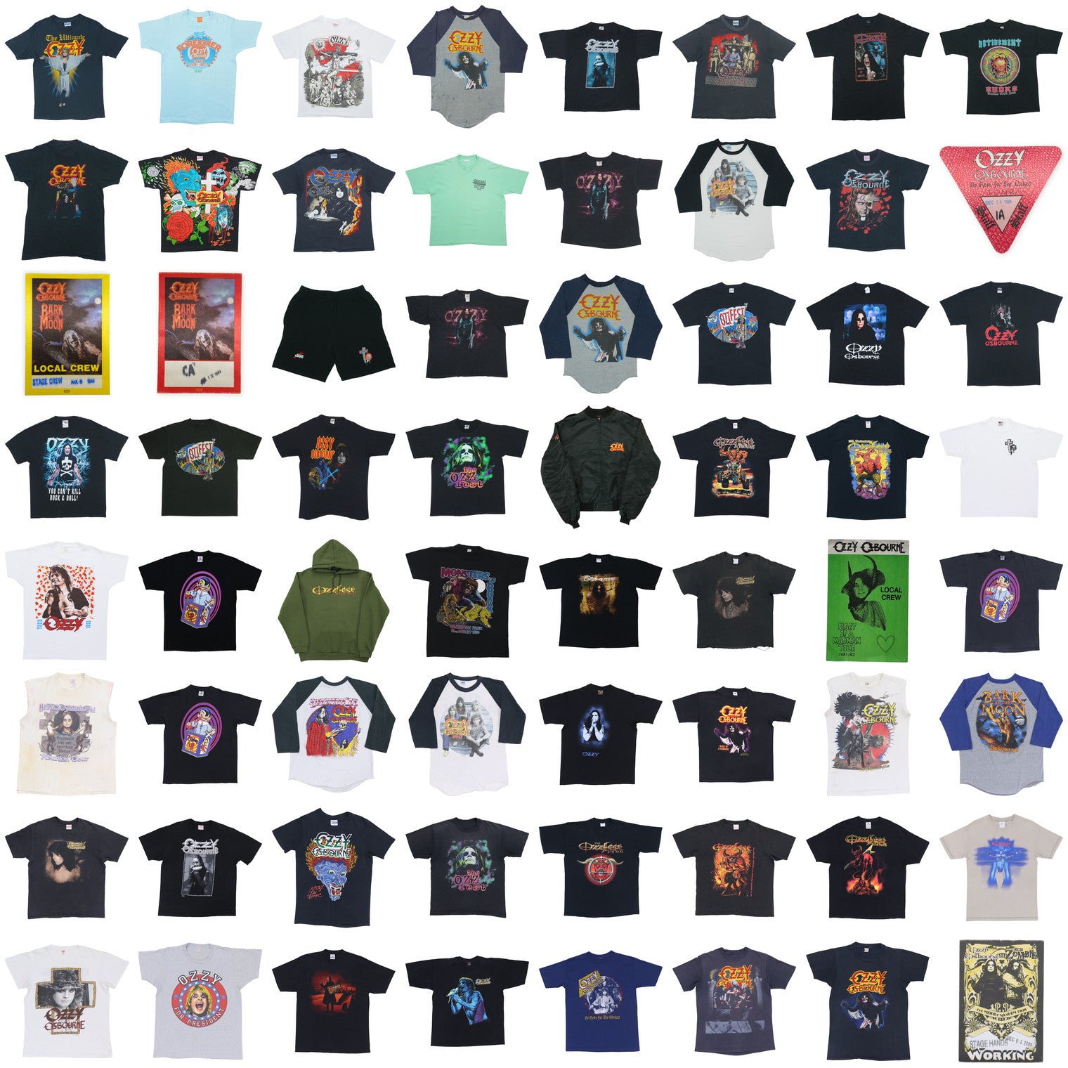 Ozzy Osbourne - vintage shirts from the WyCo archive